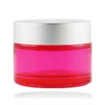 Банка из стекла (50 мл, розовая) (POT VERRE ROSE 50 ML CAPOT ARGENT MAT)