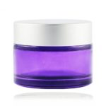 Банка из стекла (50 мл,фиолетовая) (POT VERRE VIOLET 50 ML CAPOT ARGENT MAT)